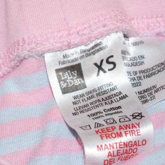 🌙 Lily & Dan Pajama Pants Set · Size XS (Girl) - Picture 3 of 5
